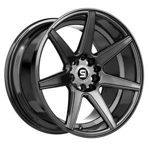 Spec-1 Racing – SP-73 – Black – 18″x8″ 38mm – All weather Wheels – SP-731883638GB